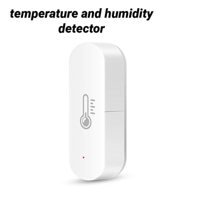 Smart Home Security Kit | Door Magnetic Sensor+smoke Alarm Amplifier Temperature And Humidity Monitor | Wireless Smart Home