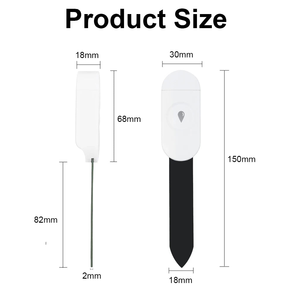 Tuya Zigbee Temperature Humidity Moisture Detector Smart Soil Tester Moisture Sensor Real Time Monitor Support Home Assistant Z2