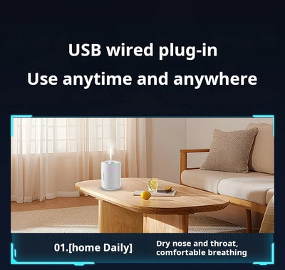 Mini USB Air Purifier Car Home Bedroom Portable Purification Device for Vehicle Interior Air Quality Improvement
