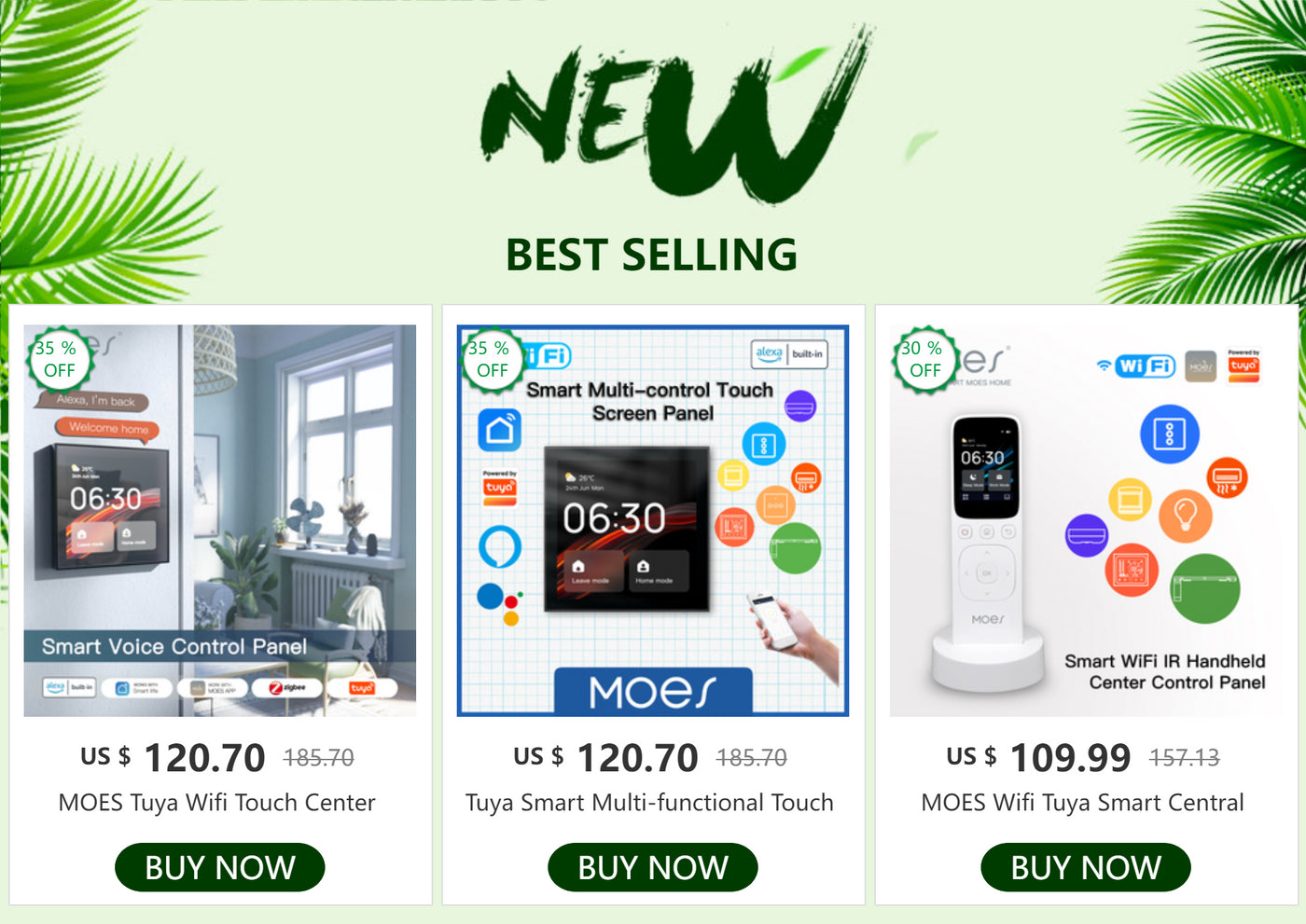 MOES Tuya Smart Wired Multi-mode Gateway ZigBee Bluetooth Mesh Hub Smart Life APP Remote Voice Control via Alexa Google Home