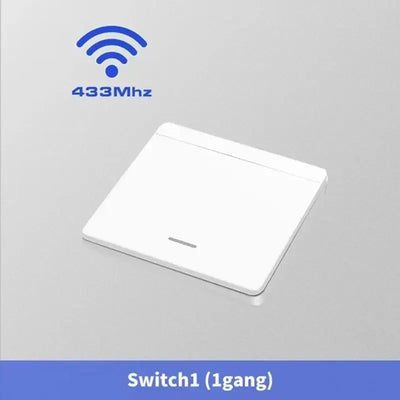 1/2/3 gang 433Mhz smart push Wireless Switch Light RF Remote Control 110V 220V Receiver home Wall button Ceiling Lamp