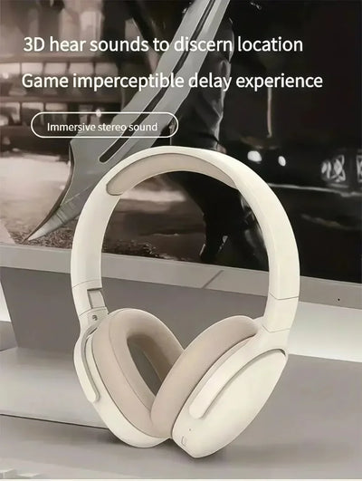 Fashion HIFI Stereo Headsets True Sports With Earphones TF/AUX Music Player with MicWireless Bluetooth Headphones Over Ear