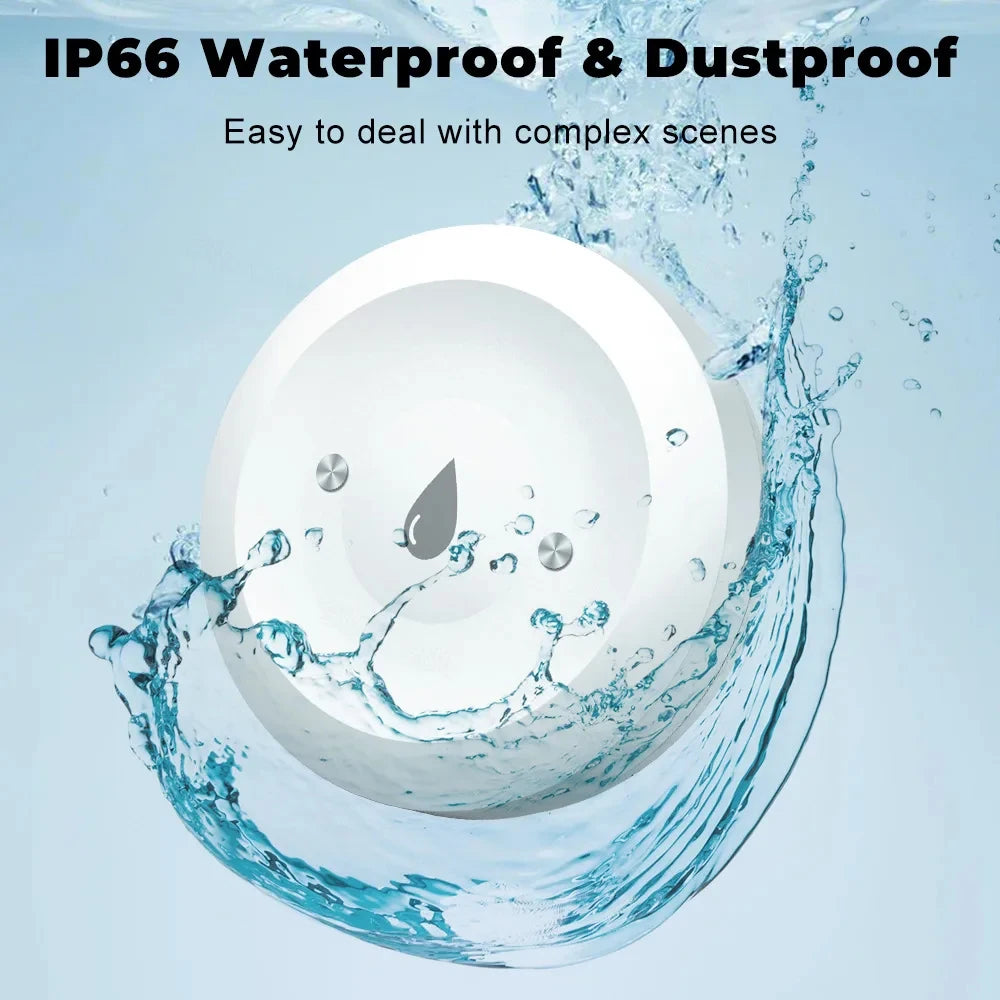 Ewelink Zigbee Smart Water Sensor Flood Leak Detector Remote Monitoring for Kitchen/Bathroom Support Home Assistant Zigbee2mqtt
