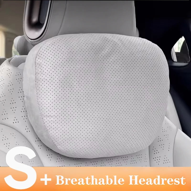 Car Headrest Comfort Adjustable Breathable Pillow Protector Neck For Toyota Corolla Prius Yaris Rav4 CHR Aygo Hilux Raize Camry