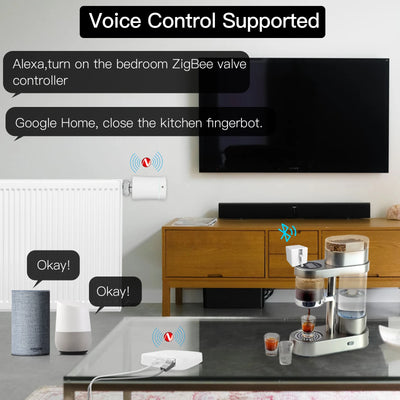 MOES Tuya Smart Wired Multi-mode Gateway ZigBee Bluetooth Mesh Hub Smart Life APP Remote Voice Control via Alexa Google Home