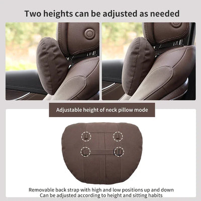 Car Headrest Comfort Adjustable Breathable Pillow Protector Neck For Toyota Corolla Prius Yaris Rav4 CHR Aygo Hilux Raize Camry