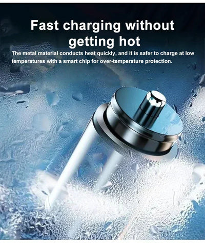 Car Dual USB Car Charger 100/200W Mini USB C Car Phone Charger QC3 Fast Charging Adapter for IPhone Xiaomi Huawei Samsung