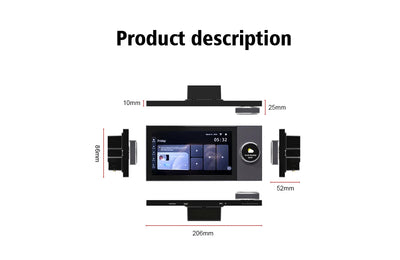 7-inch Wifi Smart Home One Click On Control Panel Multifunction Integrated Tuya Zigbee & Bluetooth Gateway Electronic Panel