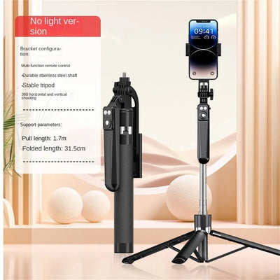 Roreta Portable Stabilizer camera tripod with wireless remote control and 360 ° rotation for video recording and live streaming