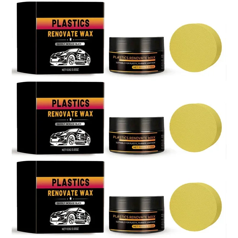 Black Shine Tire Wax - Durable, Long-Lasting Protection & Restoration for Car, Bike, and Motorcycle Tires Accessories