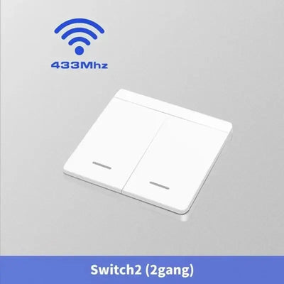 1/2/3 gang 433Mhz smart push Wireless Switch Light RF Remote Control 110V 220V Receiver home Wall button Ceiling Lamp