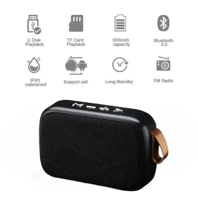 Portable Wireless Soundbar Bluetooth 5.0 Outdoor Indoor Sport HIFI Speaker Customized High-Quality Speakers Soundbar