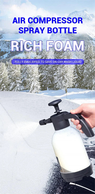 Car wash foam spray can high pressure hand spray car wash pot 2L dual-purpose car wash spray head watering garden spray pot