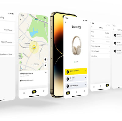 Baseus Bowie D05 Wireless Headphone 3D Spatial Audio Earphone Bluetooth 5.3 Headset 40mm Driver Foldable Over Ear Headphone 70H