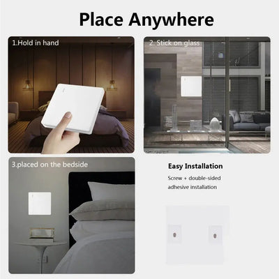 1/2/3 gang 433Mhz smart push Wireless Switch Light RF Remote Control 110V 220V Receiver home Wall button Ceiling Lamp