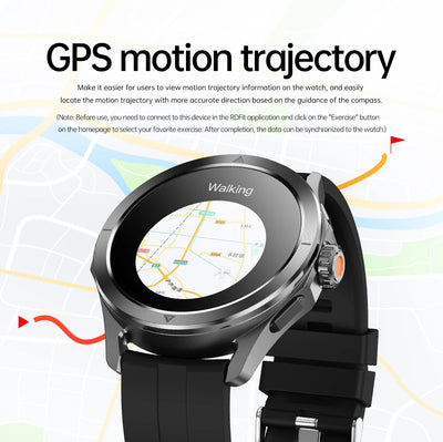 S4 Ultra For Xiaomi Smart Bracelet Men Watch AMOLED HD Screen Bluetooth Call GPS Trajectory NFC Heart Rate Compass SmartWatches