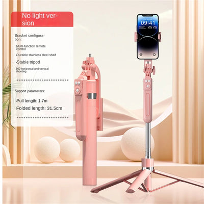 Roreta Portable Stabilizer camera tripod with wireless remote control and 360 ° rotation for video recording and live streaming