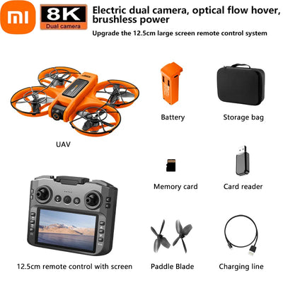 Xiaomi S156 Drone Professional 8K Camera with 5G WiFi FPV UAV Screen Remote Control and Obstacle Avoidance Quadcopter 2025 New
